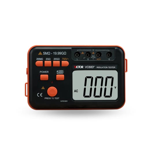 VC60D+絕緣電阻測試儀